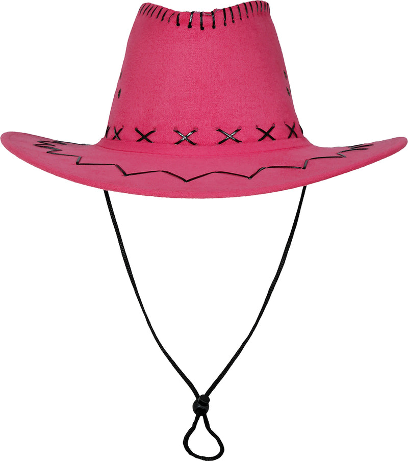 FAUX LEATHER COWBOY HAT