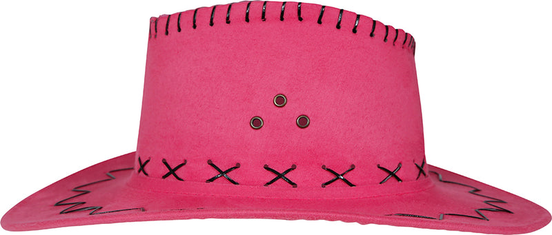 FAUX LEATHER COWBOY HAT