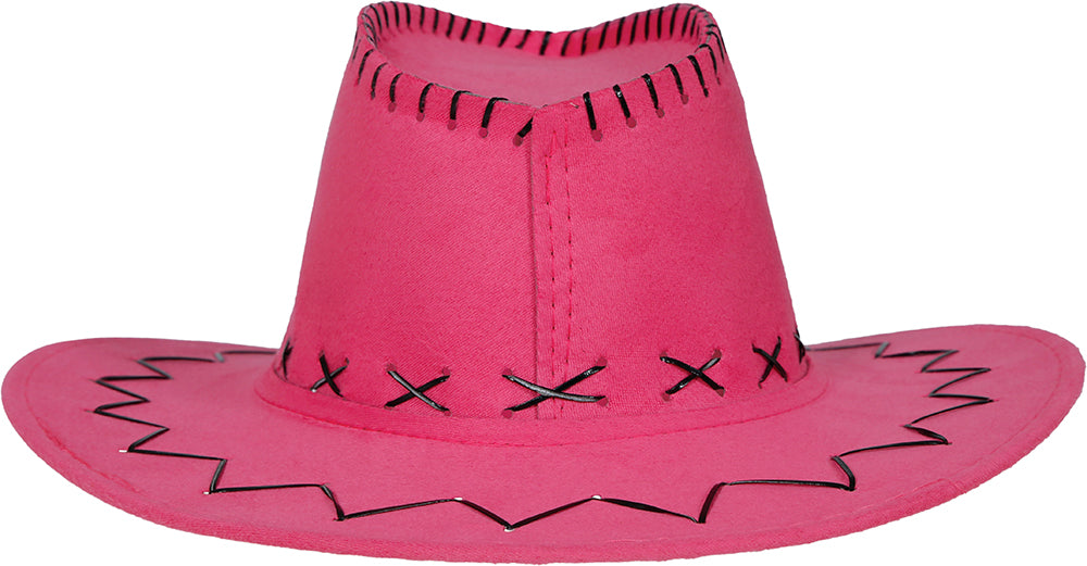 FAUX LEATHER COWBOY HAT