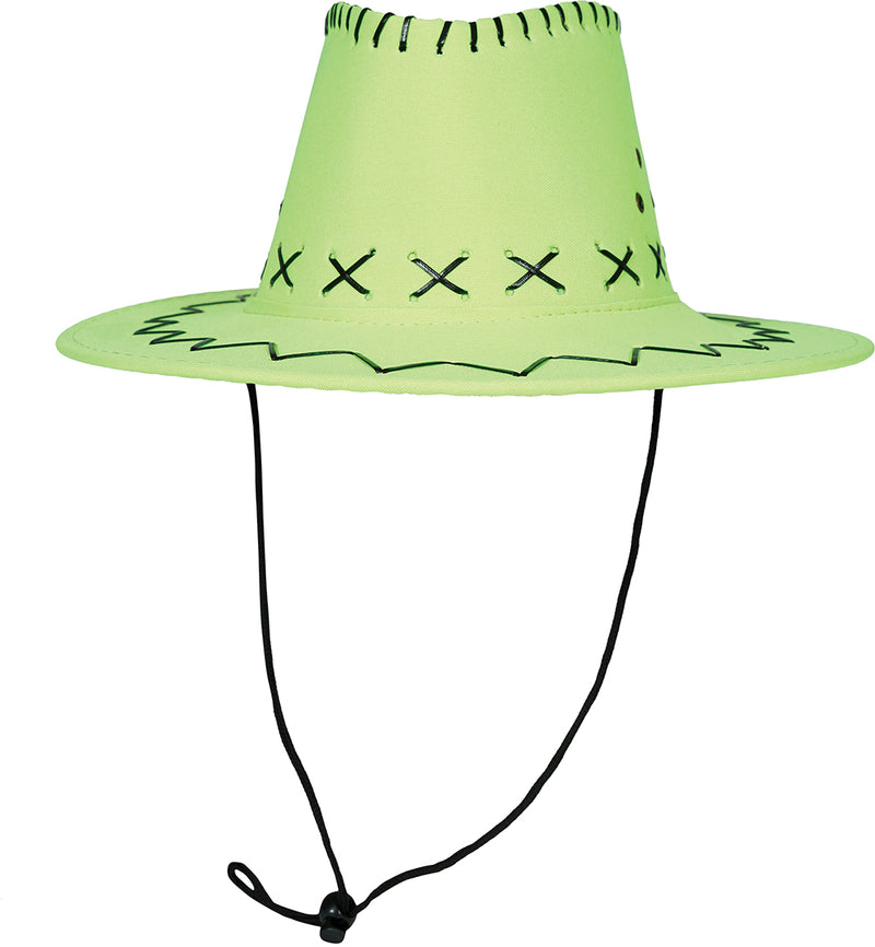 FAUX LEATHER COWBOY HAT