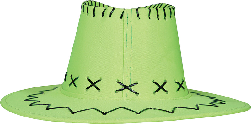 FAUX LEATHER COWBOY HAT