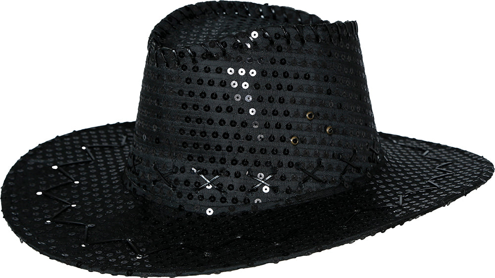 SEQUINED COWBOY HAT