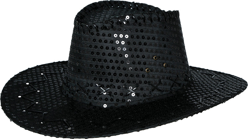 SEQUINED COWBOY HAT