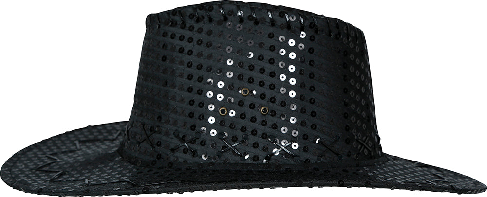 SEQUINED COWBOY HAT