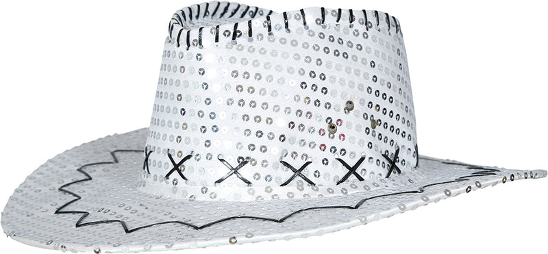SEQUINED COWBOY HAT