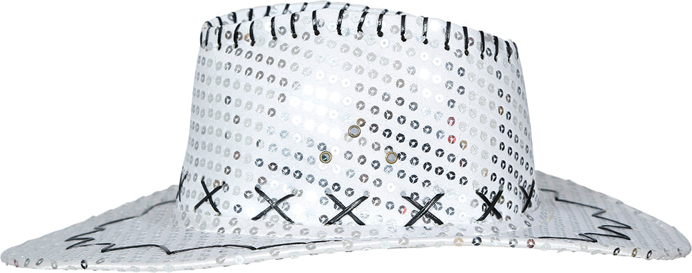 SEQUINED COWBOY HAT