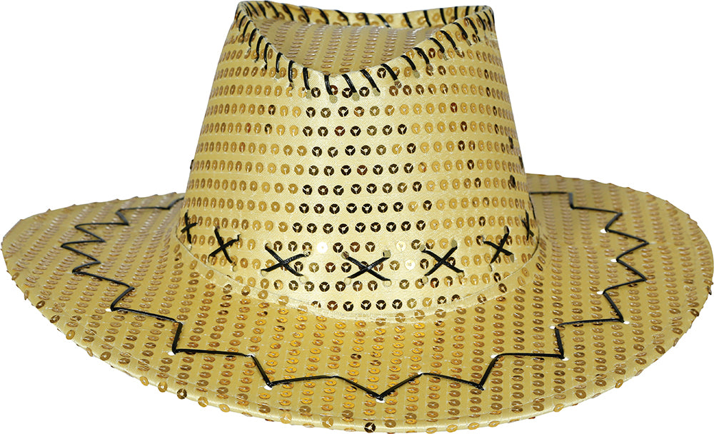 SEQUINED COWBOY HAT