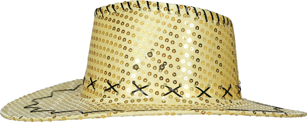 SEQUINED COWBOY HAT