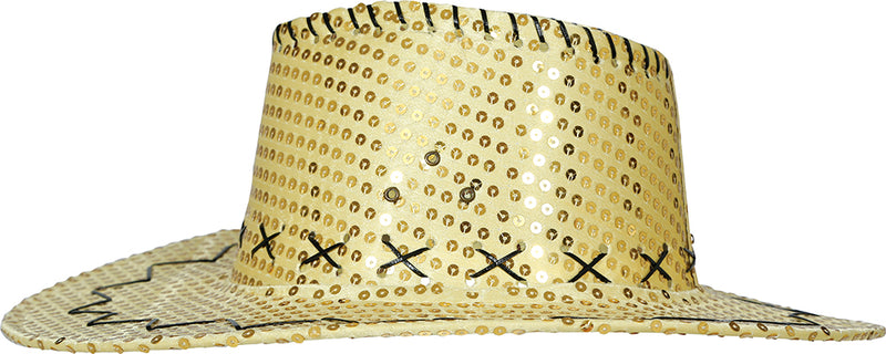 SEQUINED COWBOY HAT