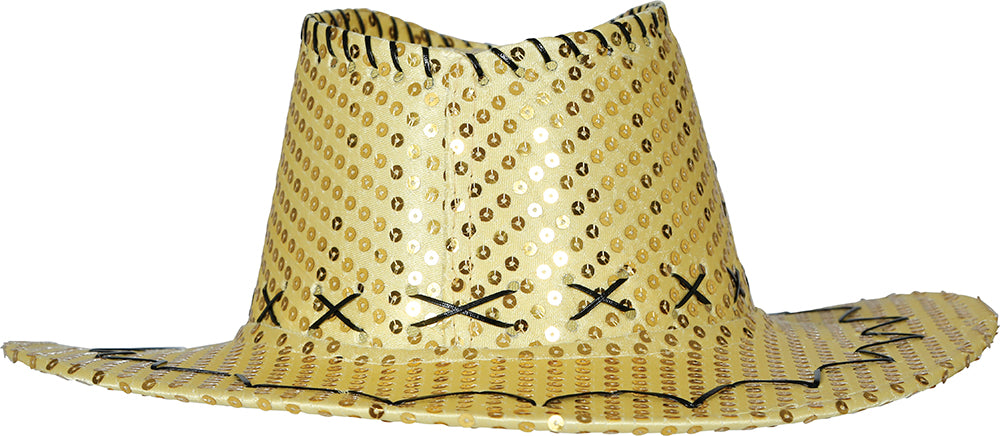 SEQUINED COWBOY HAT