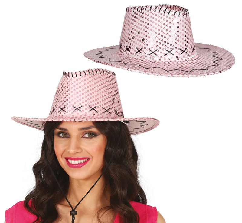 SEQUINED COWBOY HAT