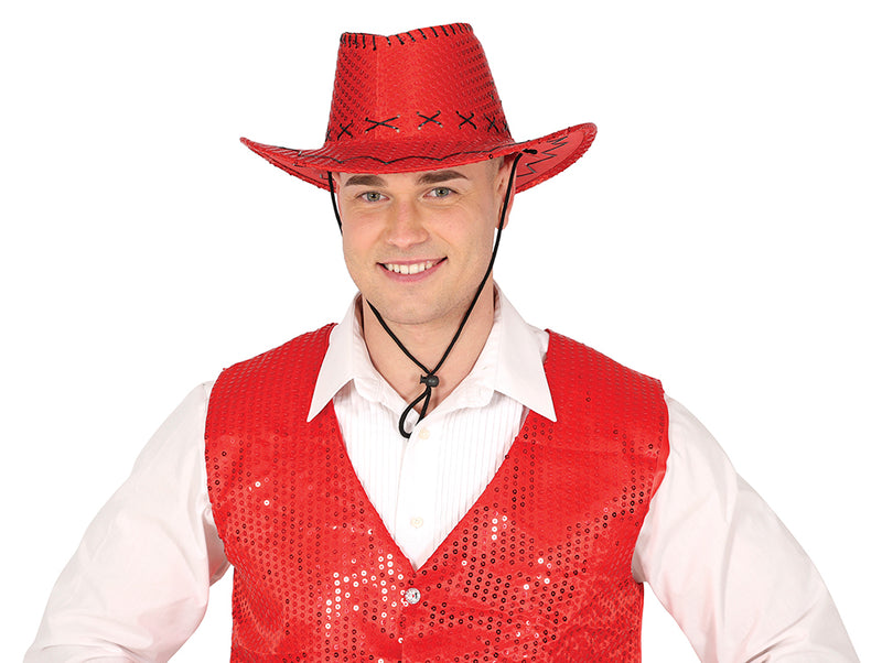 SEQUINED COWBOY HAT