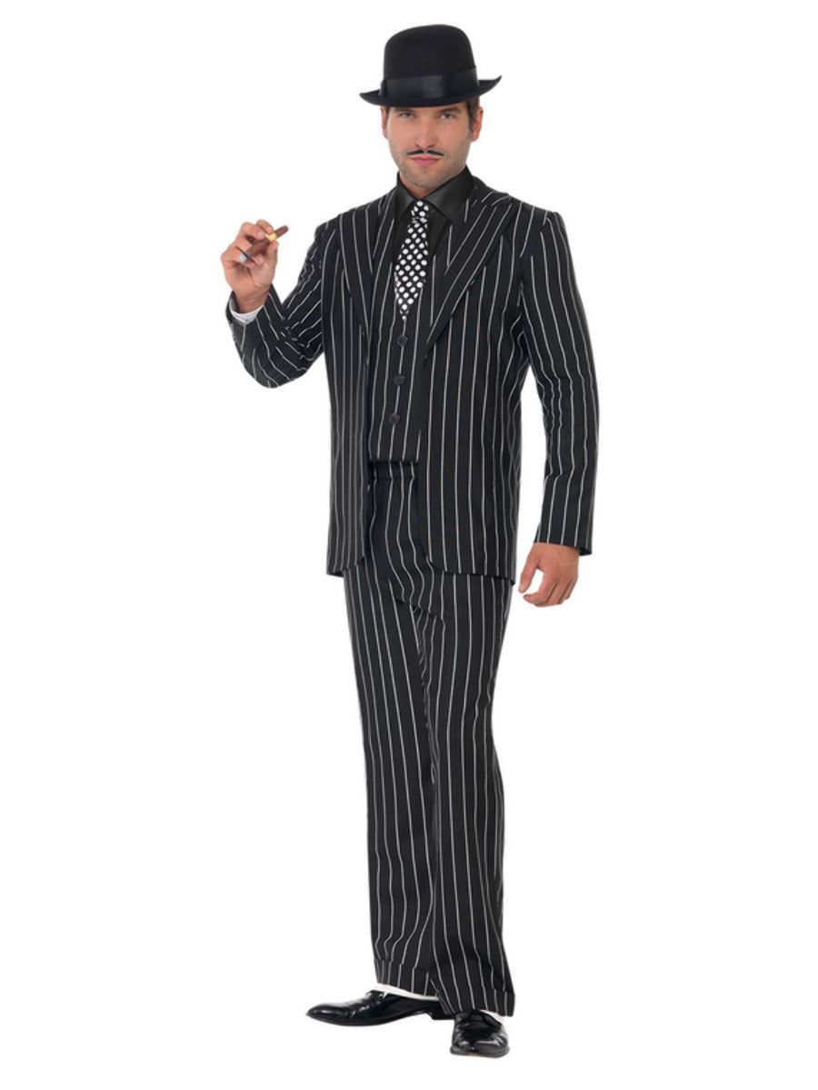 Vintage Gangster Boss Costume, Black - 5