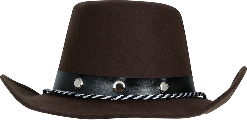 BROWN FELT COWBOY HAT CHILD