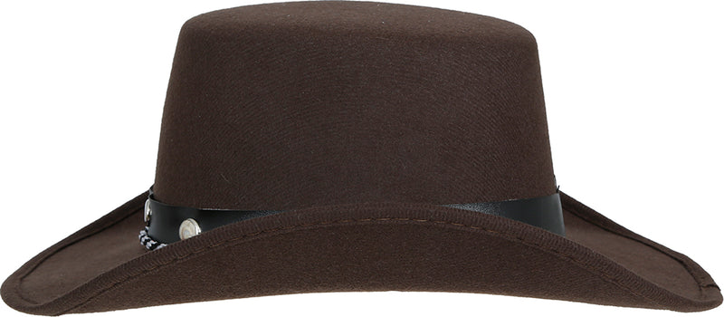 BROWN FELT COWBOY HAT CHILD