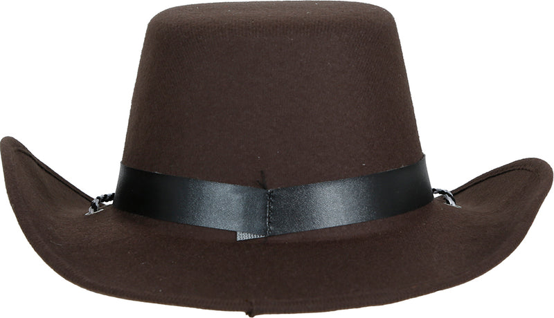 BROWN FELT COWBOY HAT CHILD