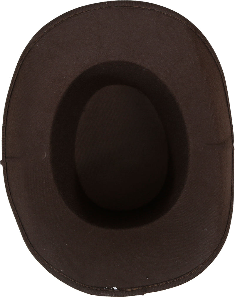 BROWN FELT COWBOY HAT CHILD