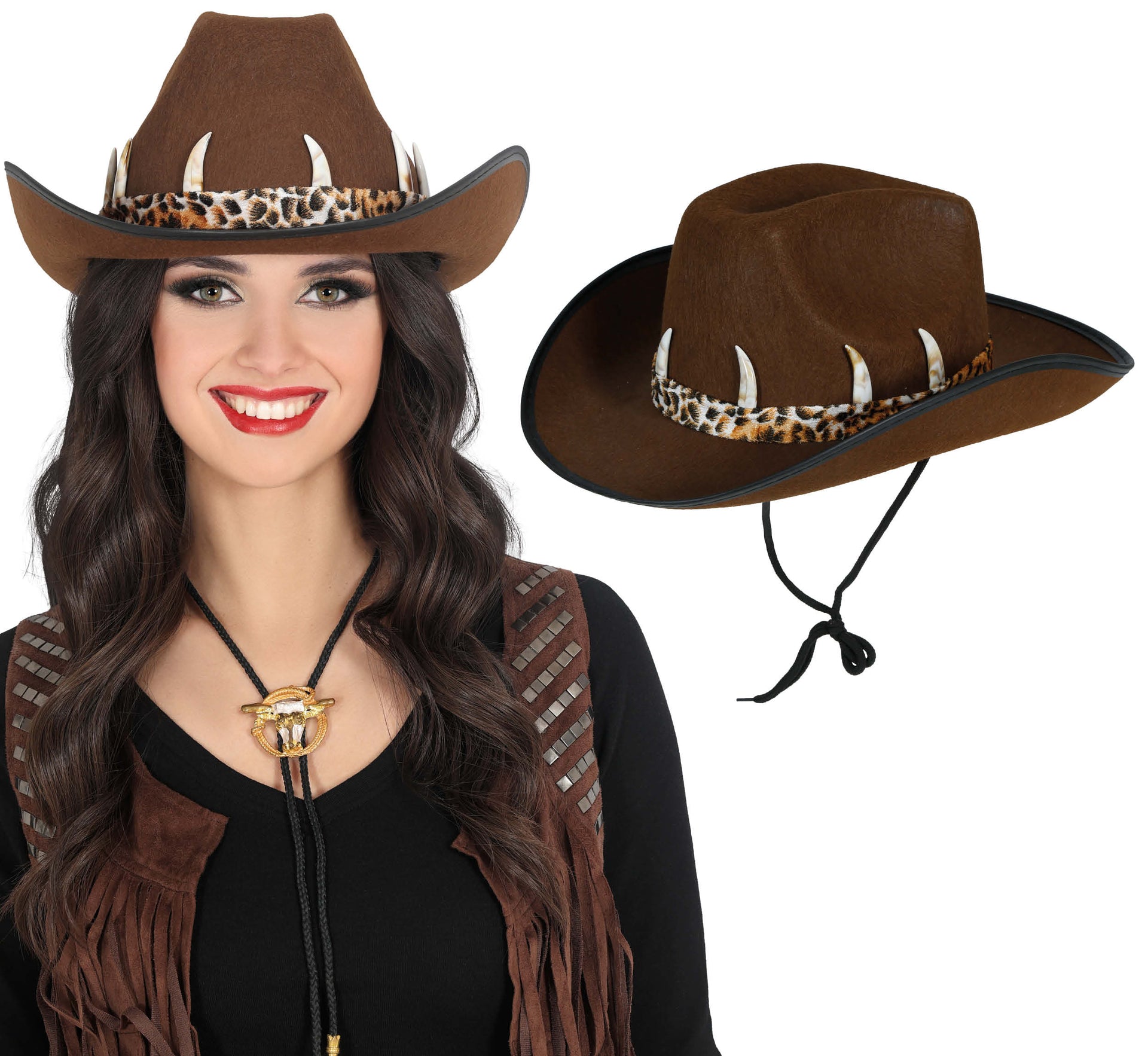 BROWN AUSTRALIAN COWBOY HAT, ADULT