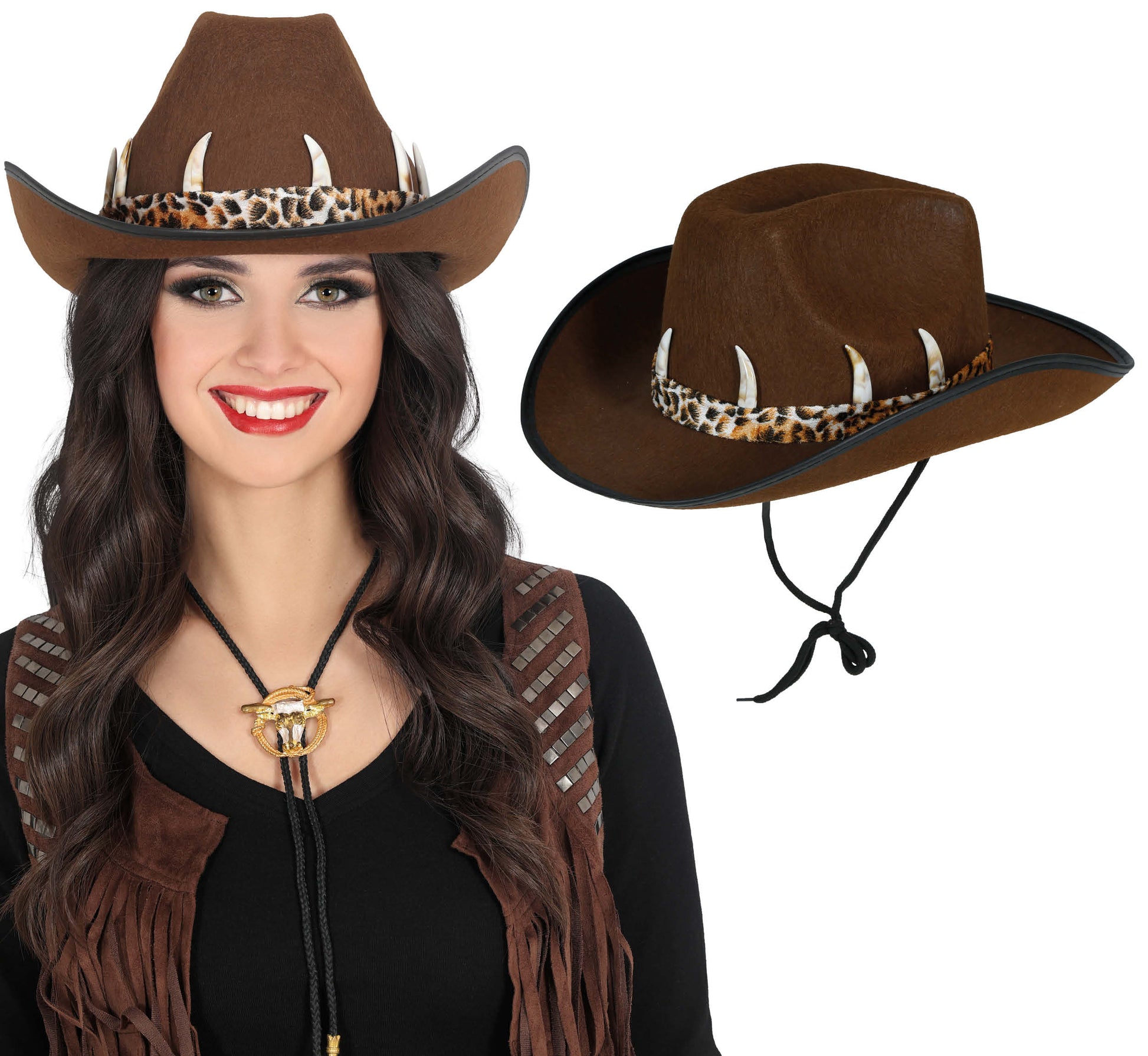 BROWN AUSTRALIAN COWBOY HAT, ADULT