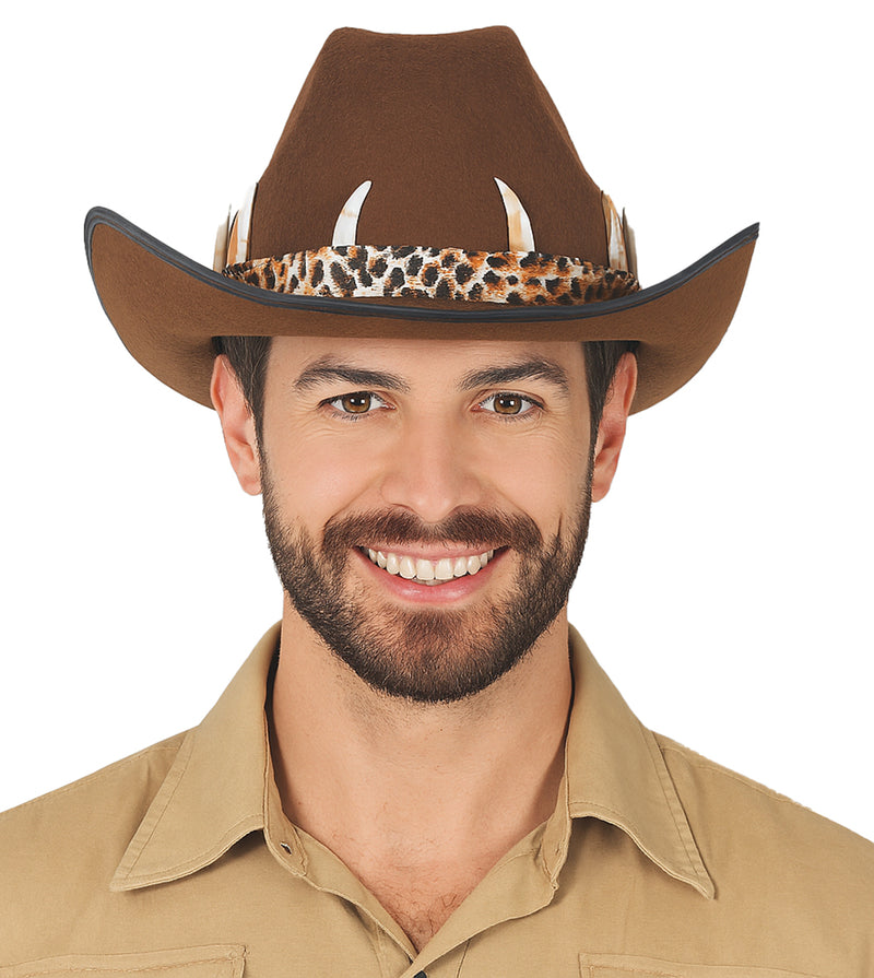 BROWN AUSTRALIAN COWBOY HAT, ADULT