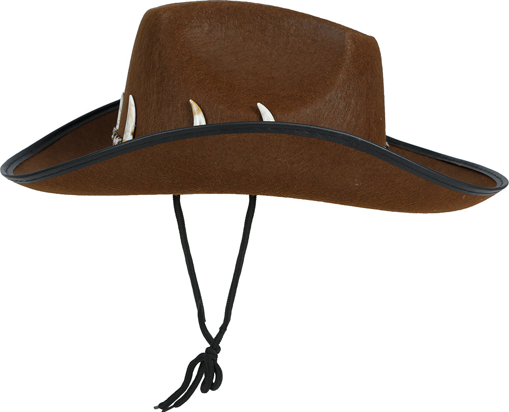 BROWN AUSTRALIAN COWBOY HAT, ADULT