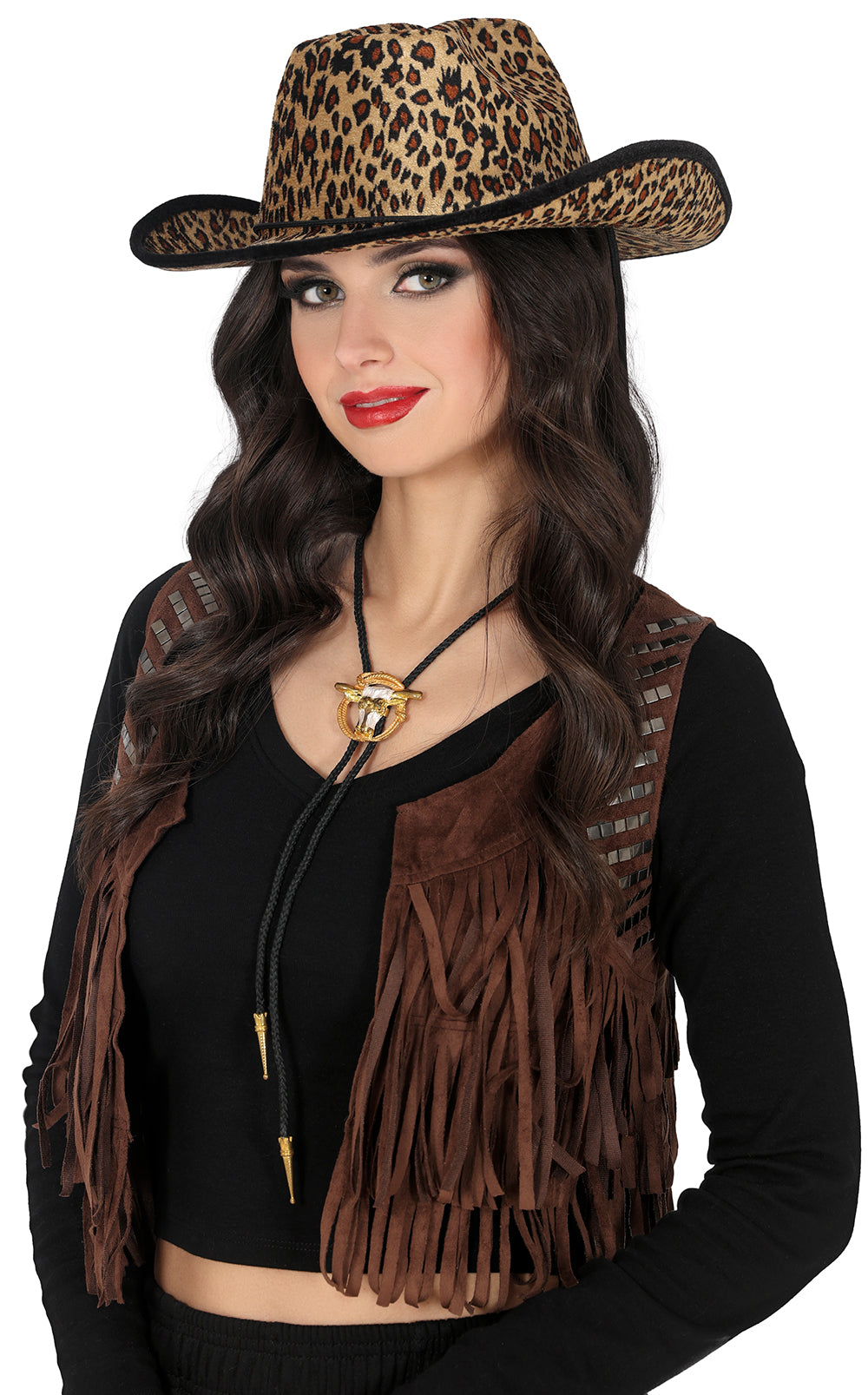 LEOPARD COWBOY HAT, ADULT