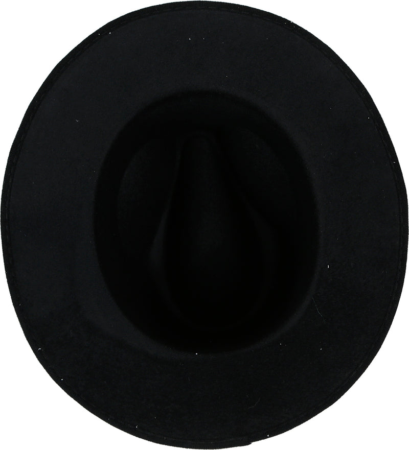 BLACK FELT COWBOY HAT WITH STUDS, ADULT