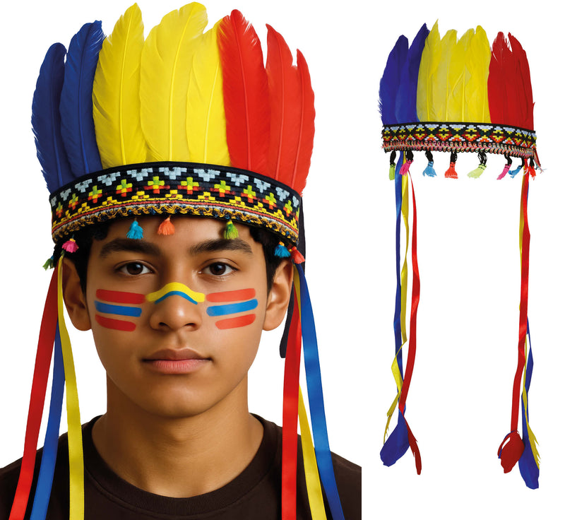 MULTICOLOR FEATHER PLUME