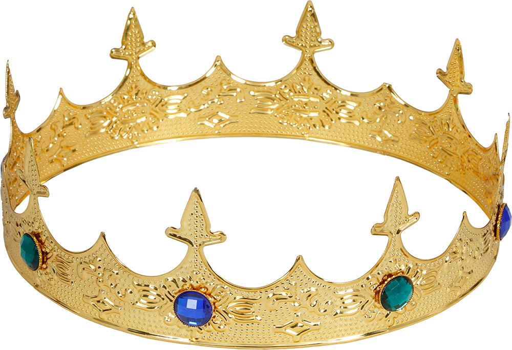 MEDIEVAL METALLIC CROWN, ADULT