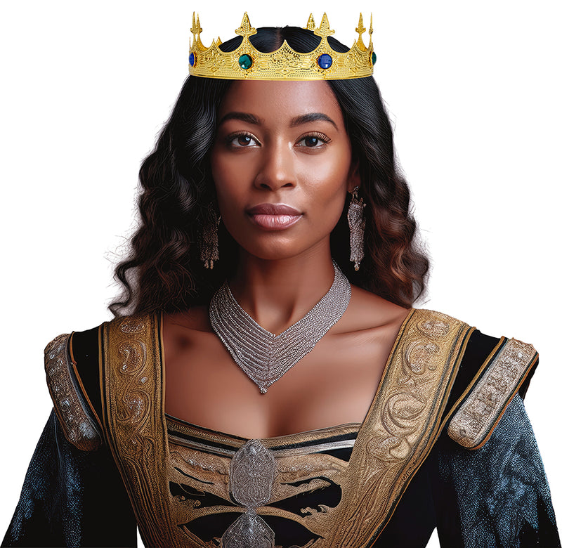 MEDIEVAL METALLIC CROWN, ADULT