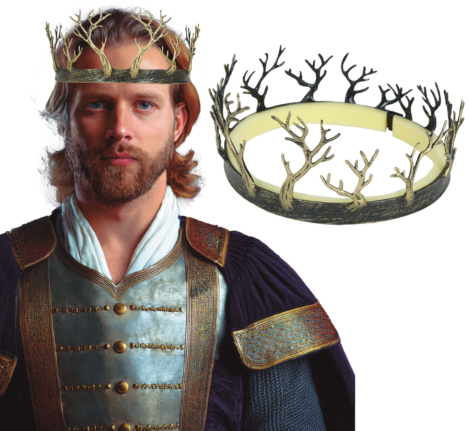 MEDIEVAL PVC CROWN, ADULT