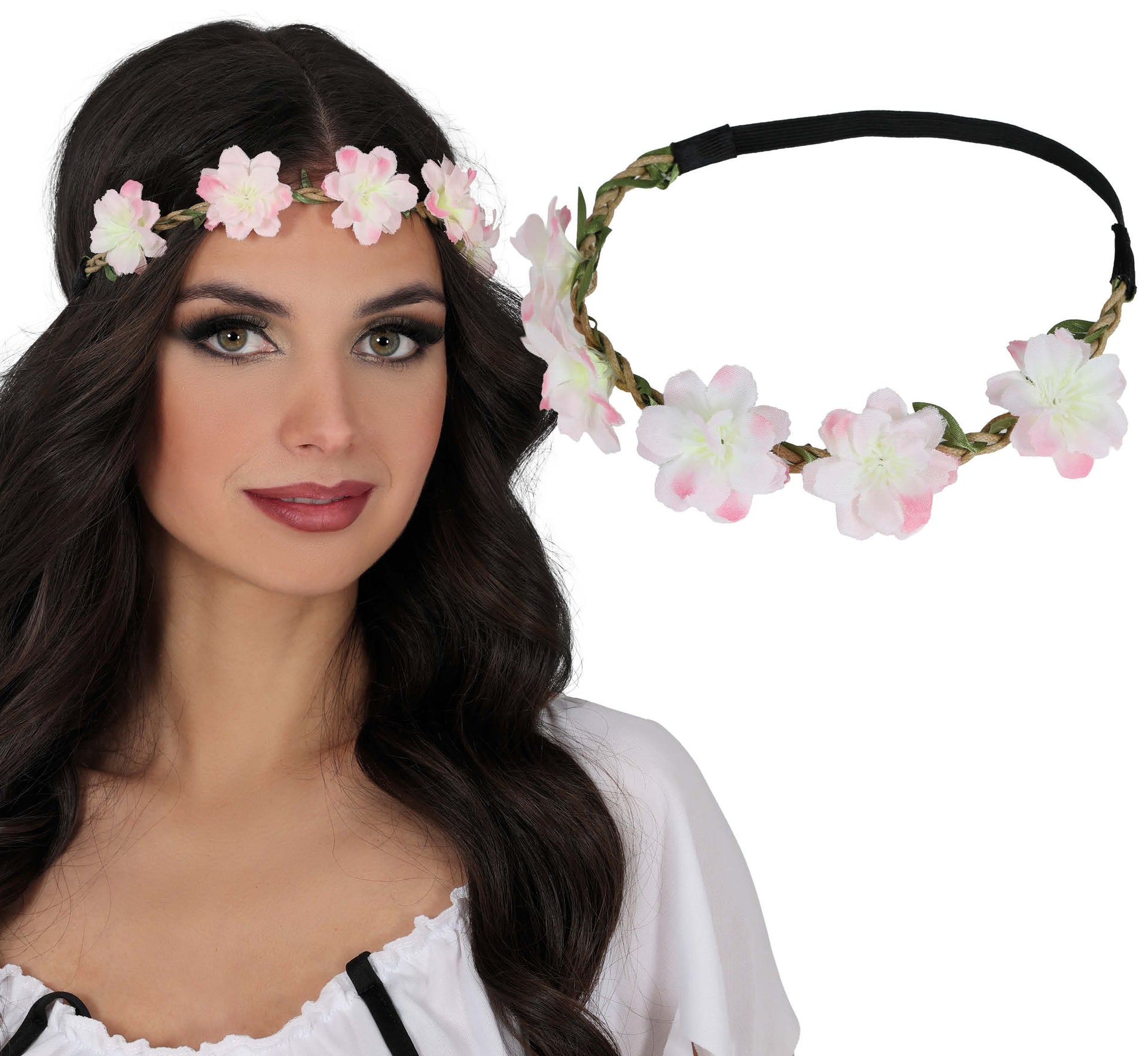 PINK FLOWER CROWN