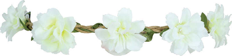 WHITE FLOWER CROWN