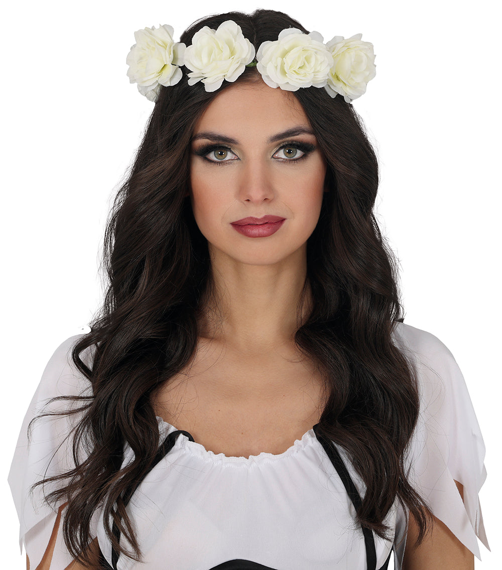 WHITE ROSE CROWN