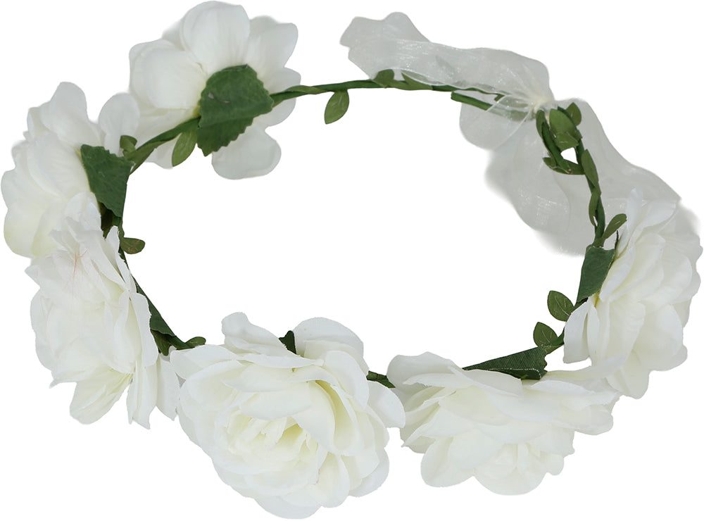WHITE ROSE CROWN