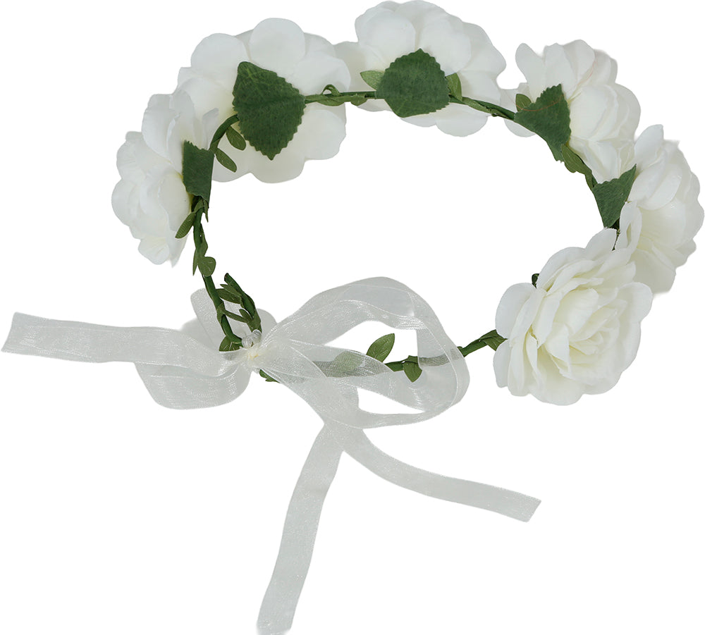WHITE ROSE CROWN