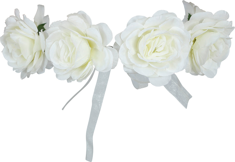 WHITE ROSE CROWN