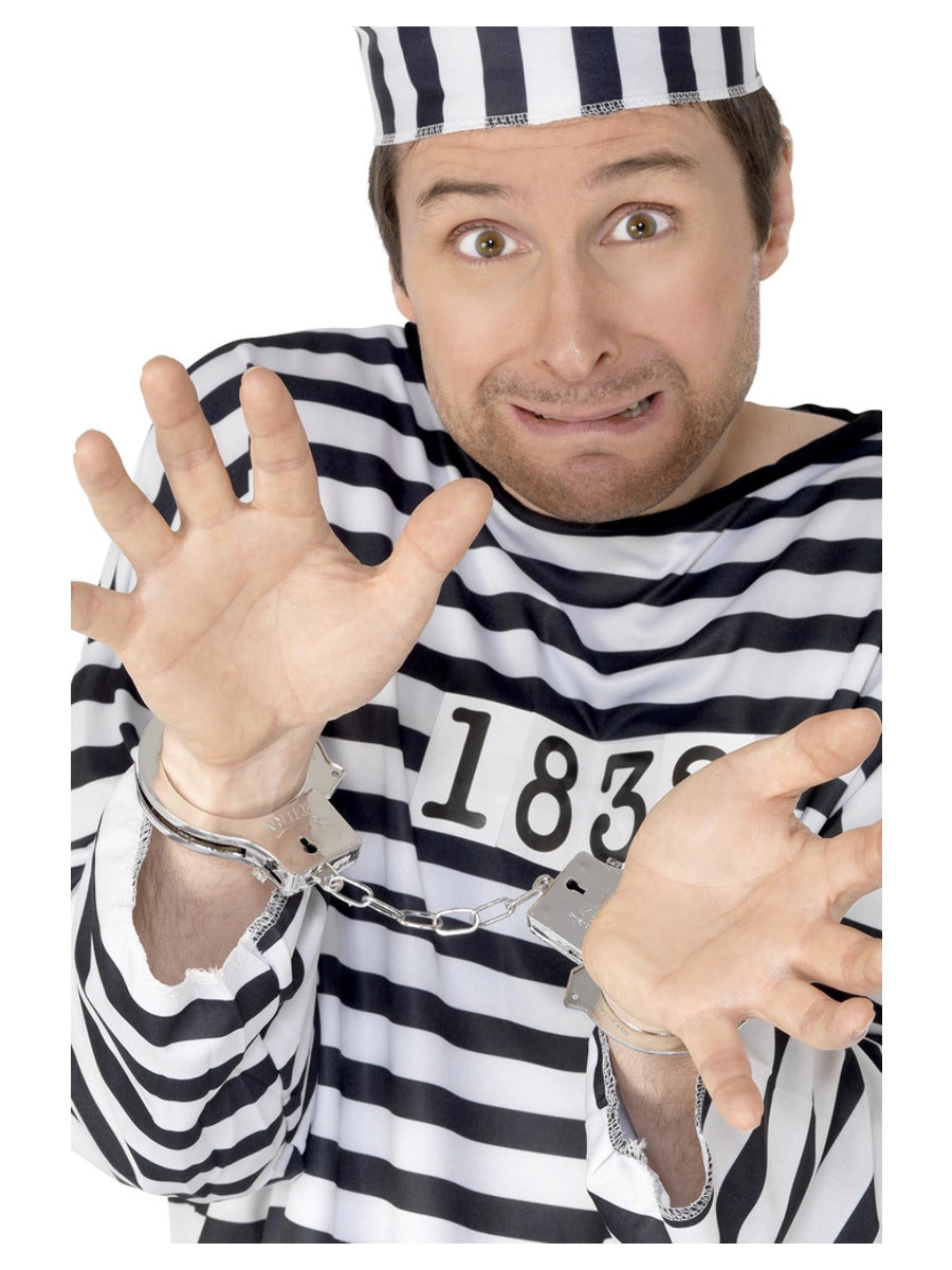Plastic Handcuffs, Silver - 1