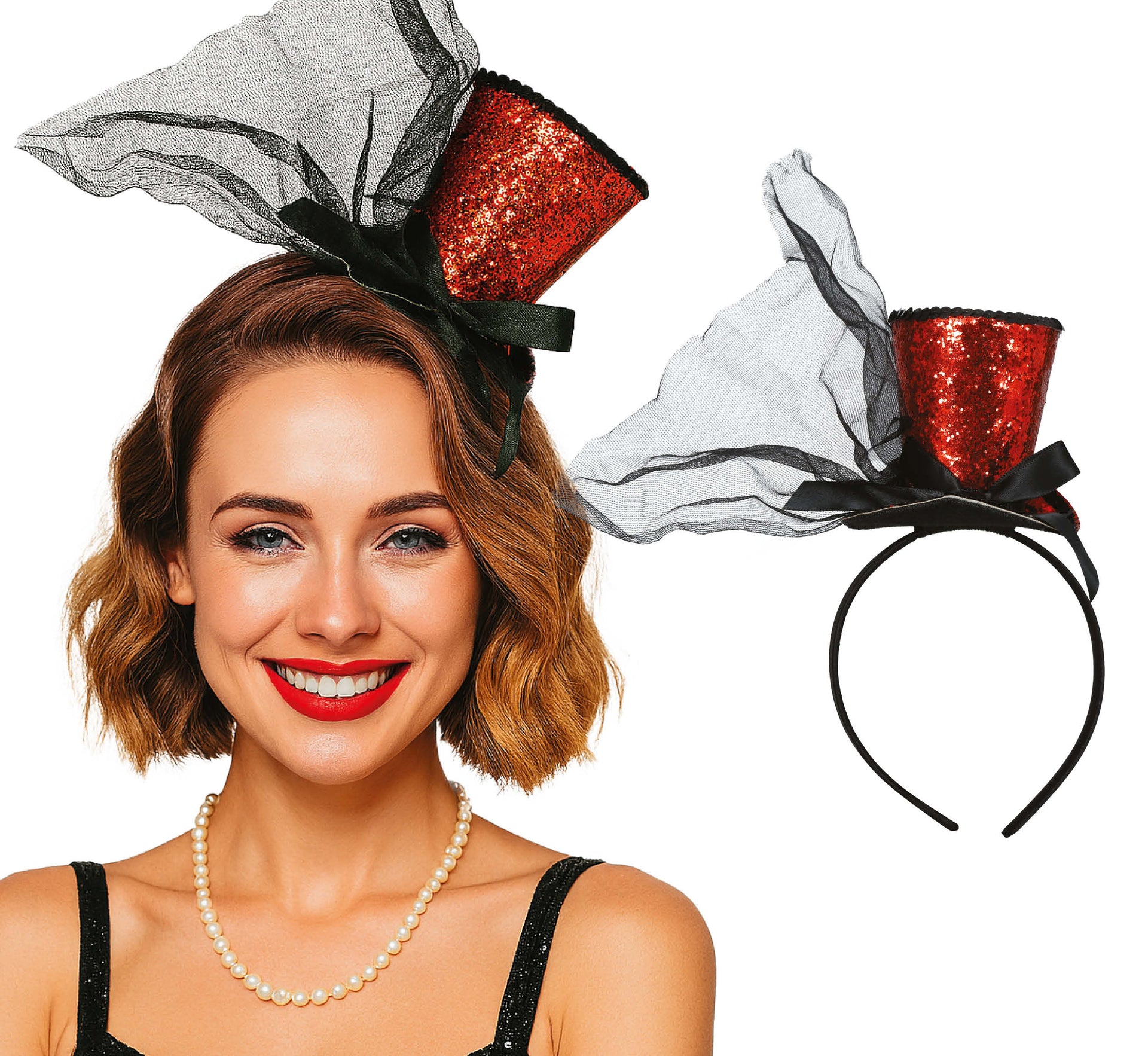 RED ST. PATRICK'S FOOL MINI HAT