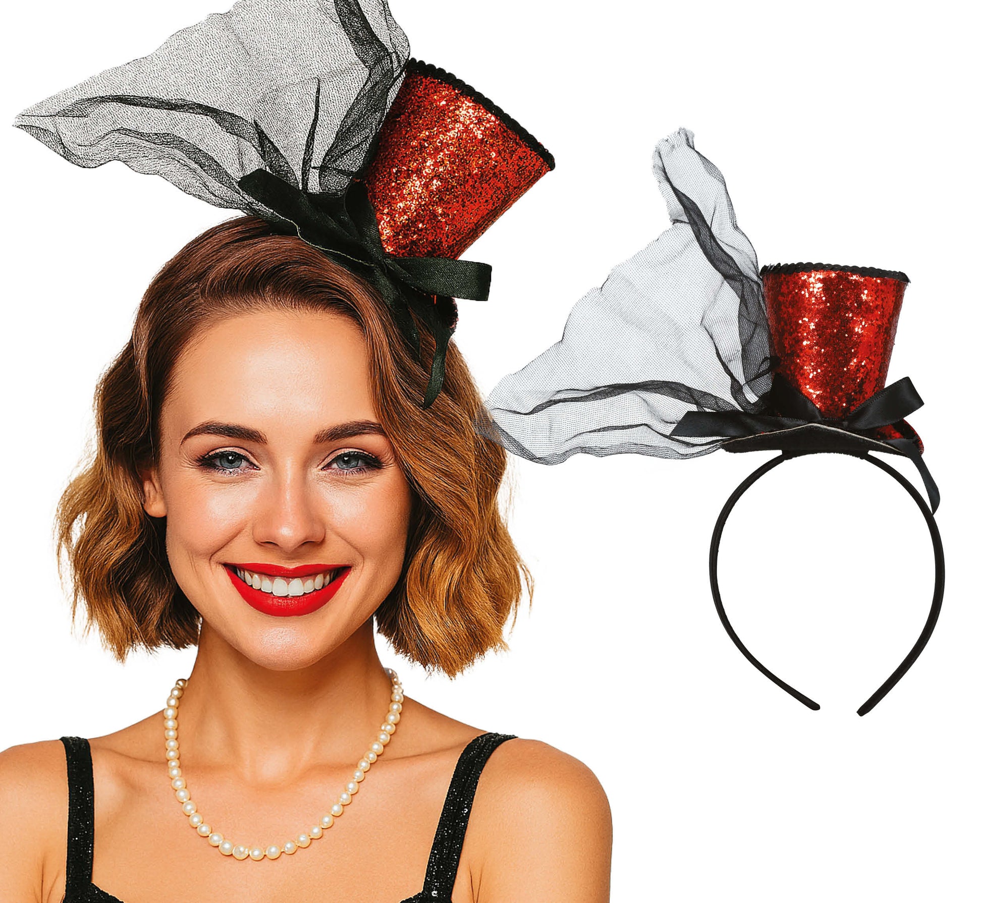 RED ST. PATRICK'S FOOL MINI HAT