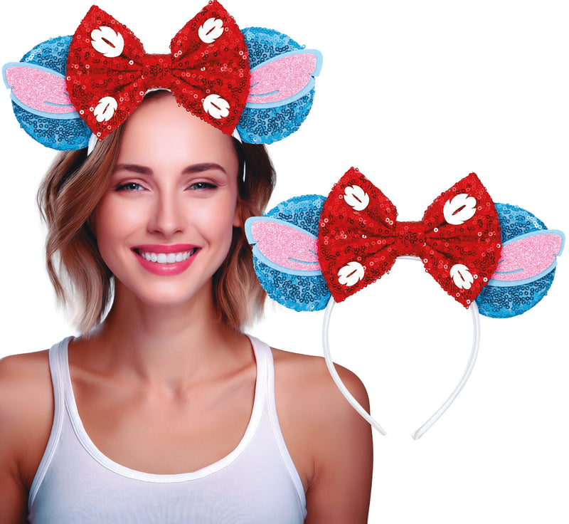 SEQUIN BOW HEADBAND
