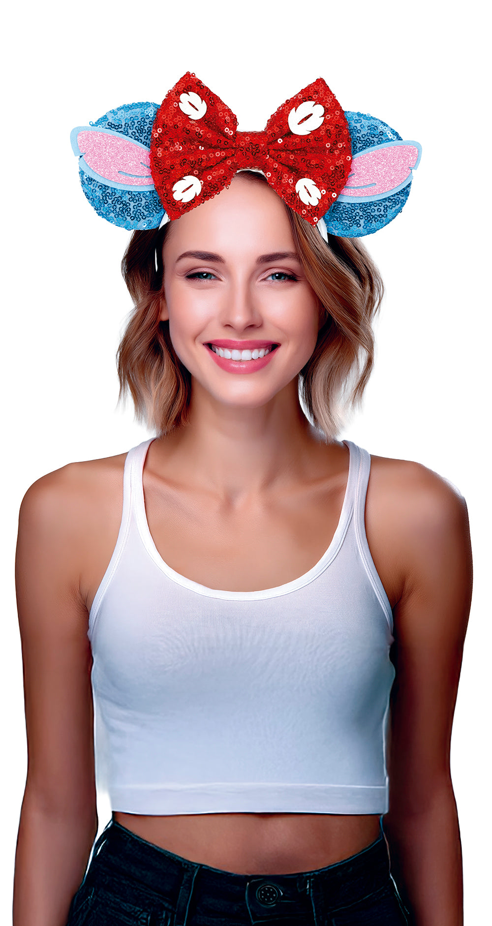 SEQUIN BOW HEADBAND