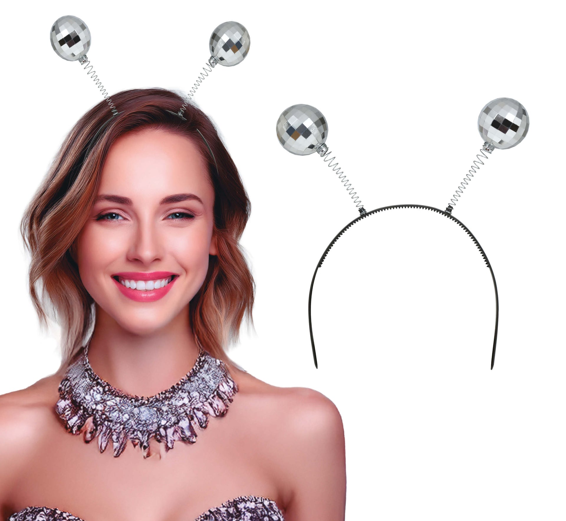 PVC DISCO BALLS HEADBANDS