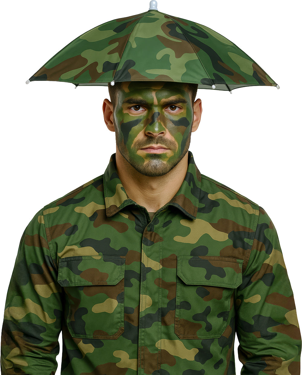70 CM MILITARY HEAD UMBRELLA