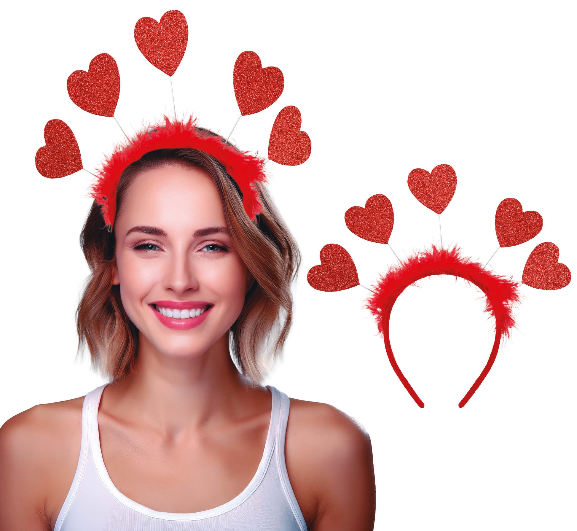 HEARTS HEADBAND