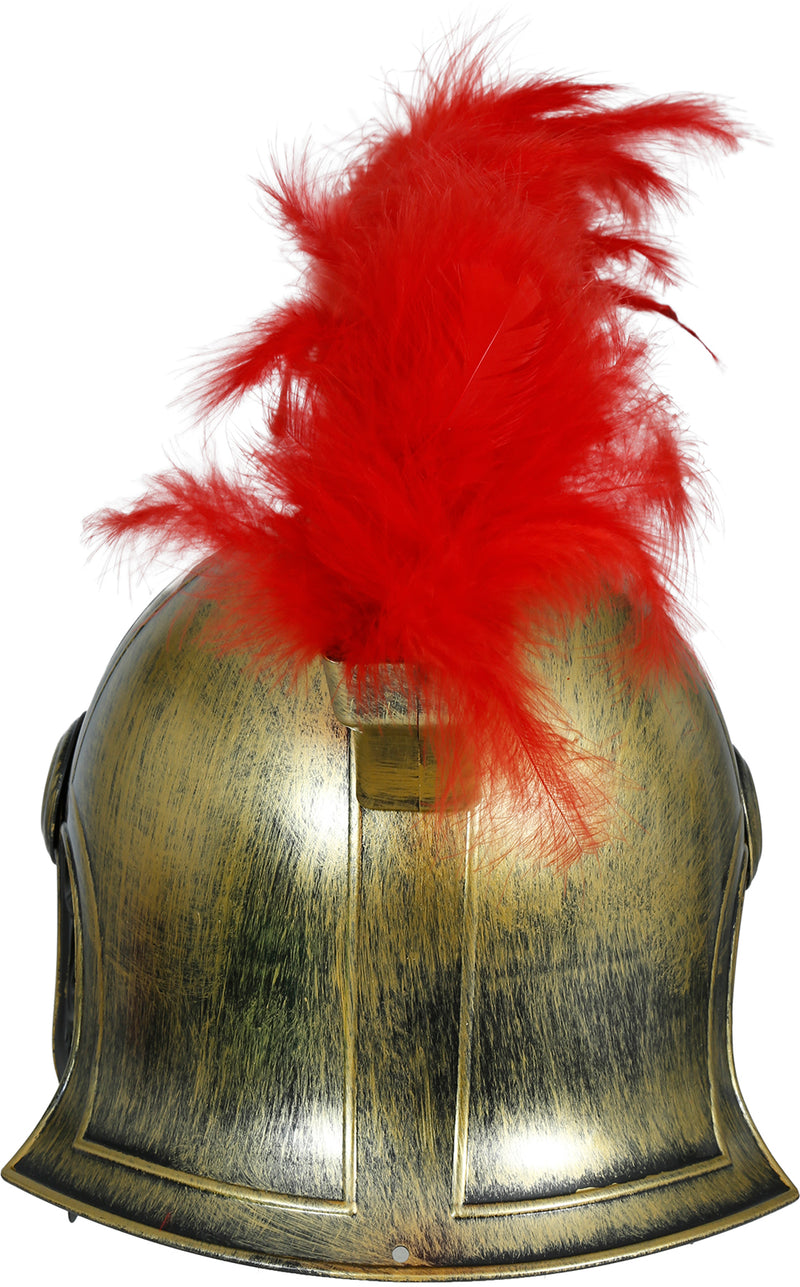 GOLDEN ROMAN HELMET, ADULT