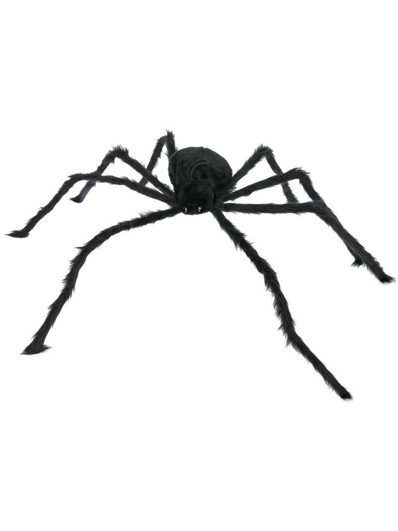 Giant Hairy Spider with Light Up Eyes, Black 2