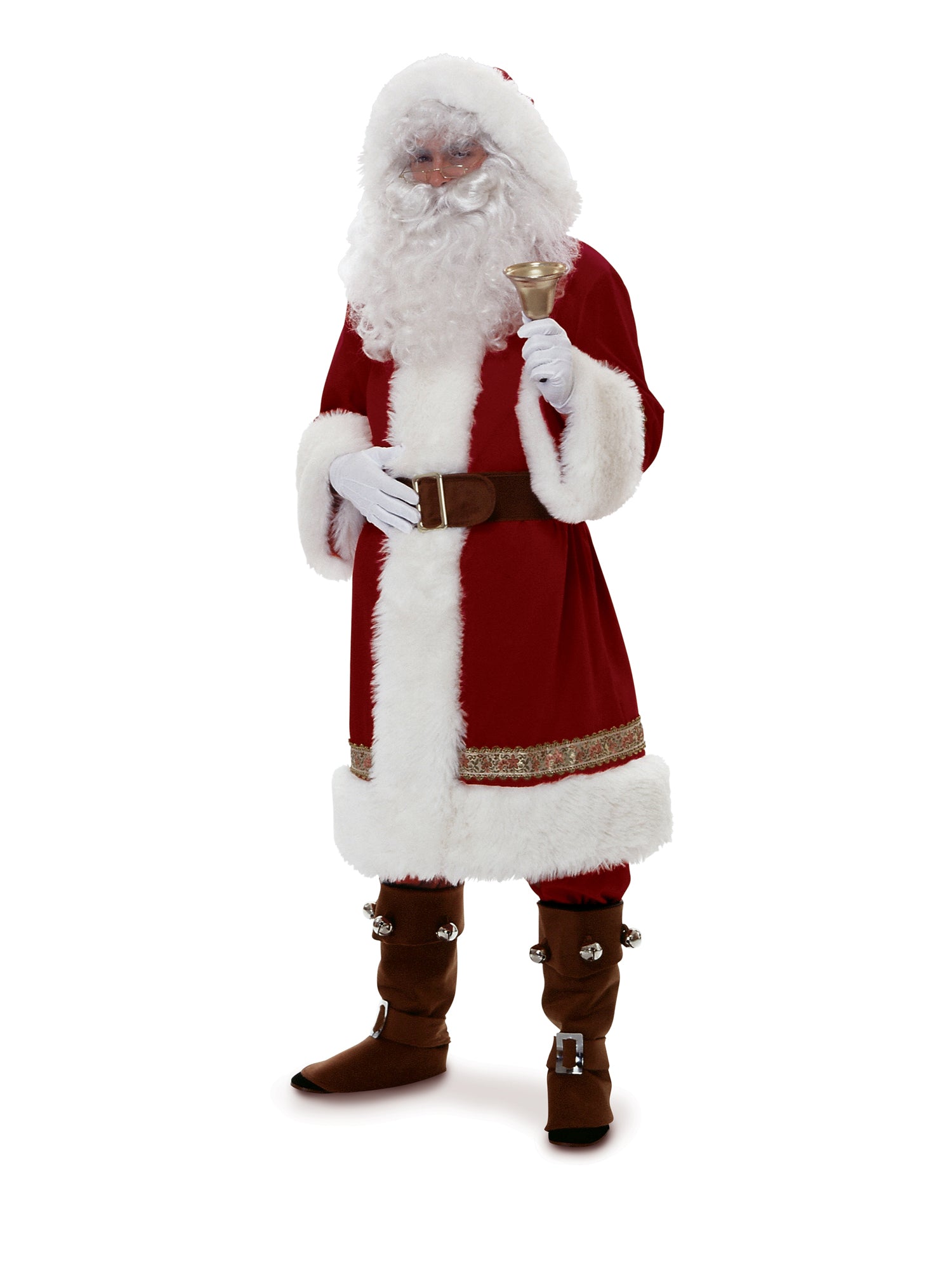 Old Time Santa Costume With Hood