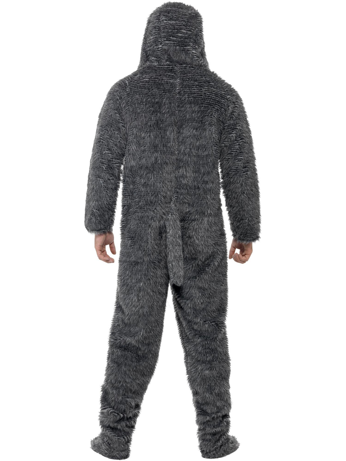 Fluffy Dog Costume, Grey 2