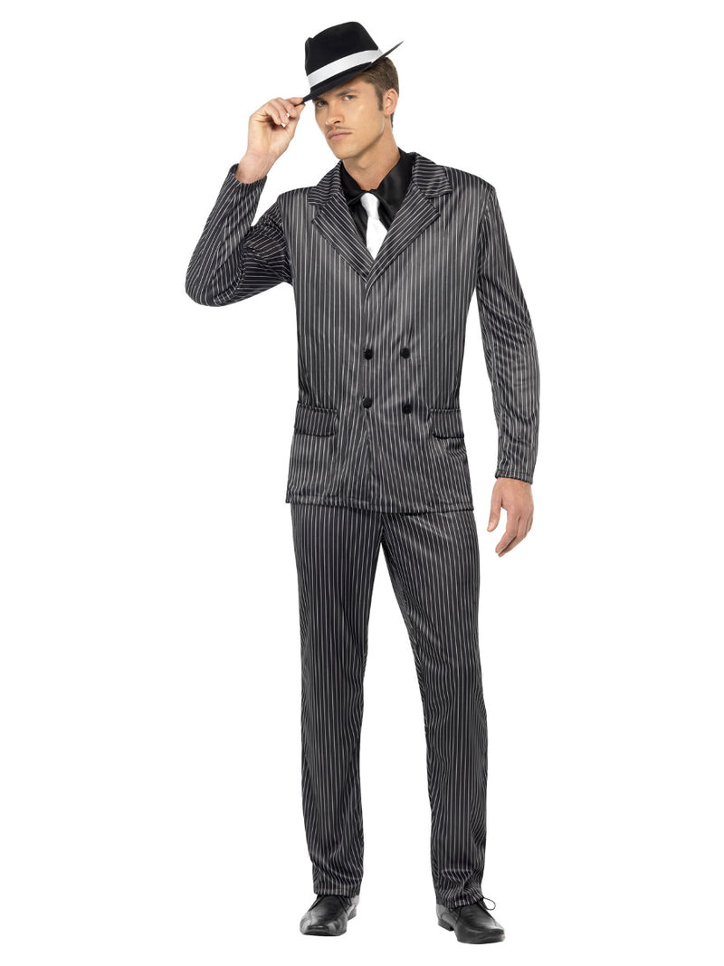 Gangster Costume, Black - 5